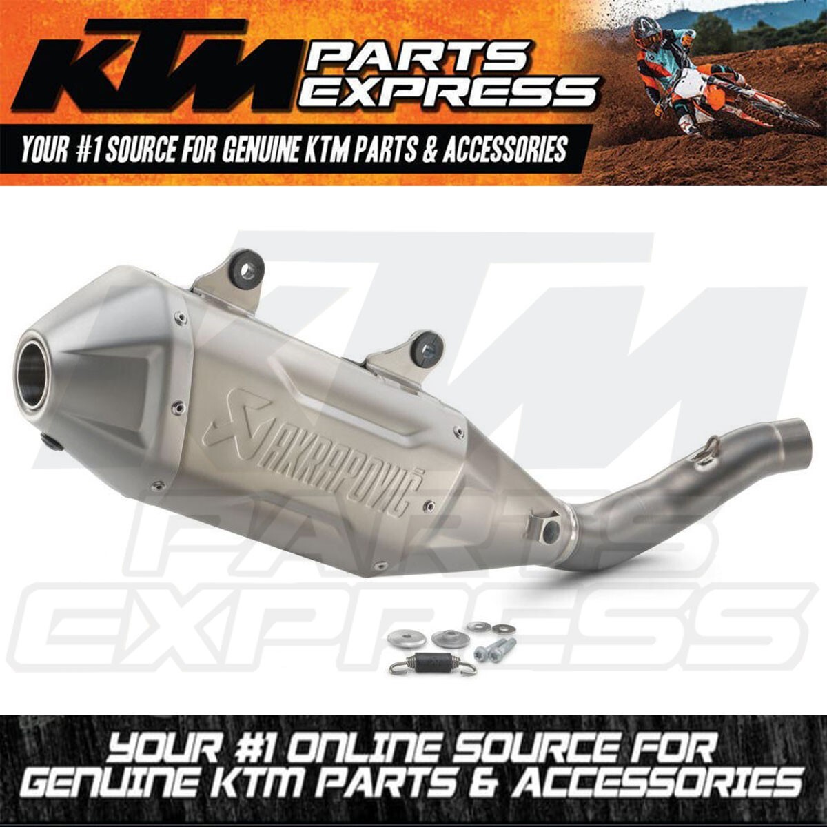 KTM 250 SX-F XC-F アクラポビッチ マフラー フルエキ KTM 250 SX-F XC-F アクラポビッチ マフラー フルエキ KTM Akrapovič