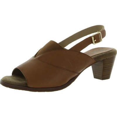 Женские босоножки Trotters Mavis коричневого цвета на каблуке шириной 9,5 см (C, D, W) BHFO 0399