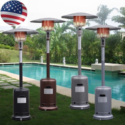 Garden Outdoor Patio Heater Propane Standing Lp Gas Steel W