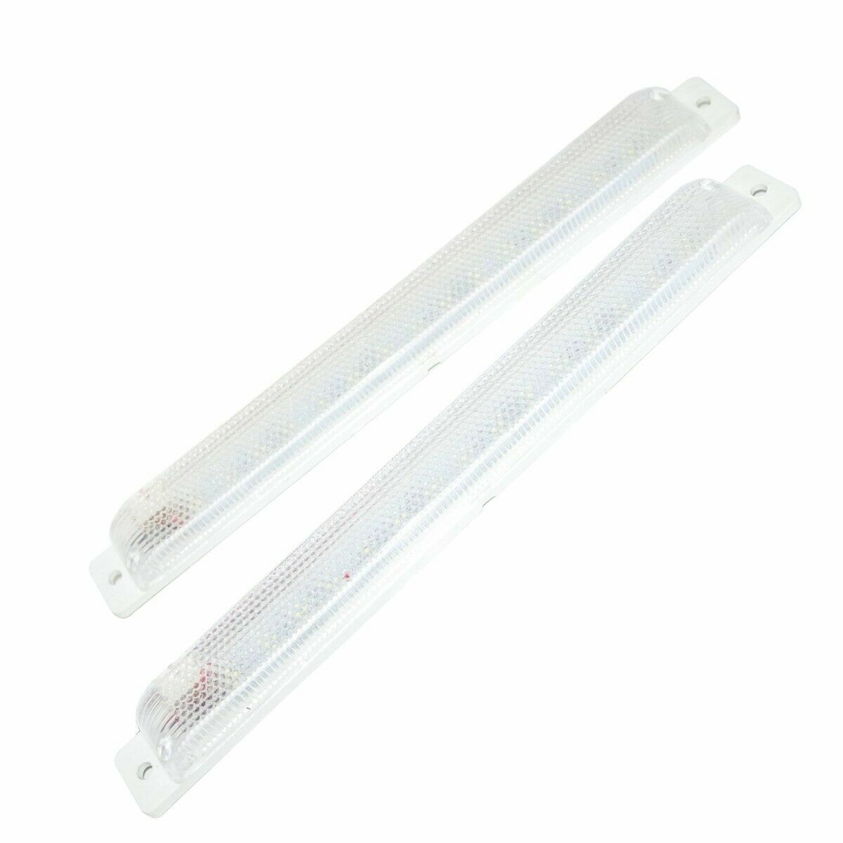 2x Roof Ceiling Interior Bright Light Lamp 12v 6 Led For Van Jeeps Tuk Tuk 