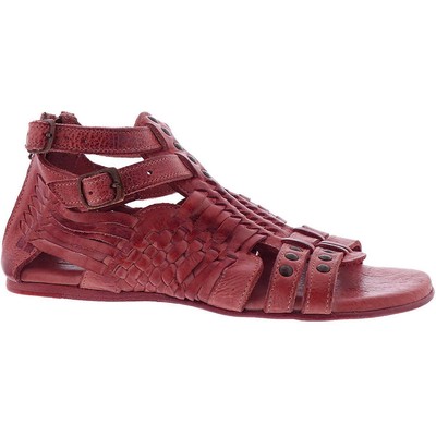

Женские сандалии Bed Stu Claire III красные Huarache 8,5 средний (B,M) BHFO 0111, Красный, Claire III