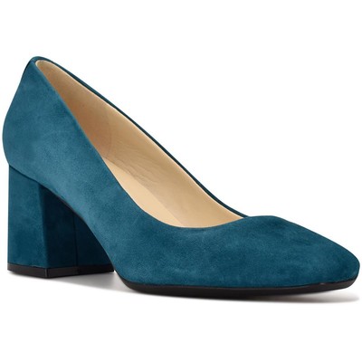 

Nine West Womens Vibe 9x9 Зеленые замшевые туфли-лодочки 7 Medium (B,M) BHFO 4017, Medium green, Vibe 9x9