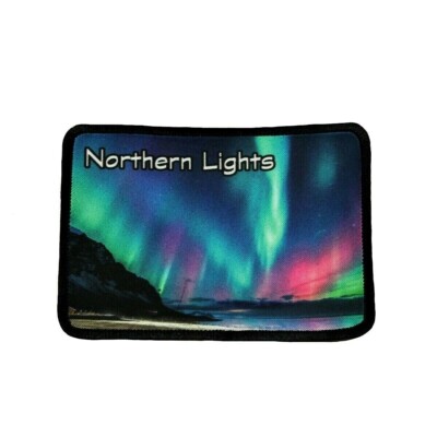 Northern Lights Patch Night Sky Colorful Travel Dye Sublimation Iron On Applique