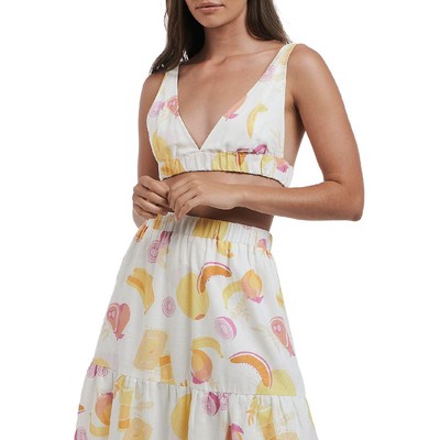 

Женская укороченная рубашка без рукавов с принтом Charlie Holiday Paloma BHFO 2798, Vacay
