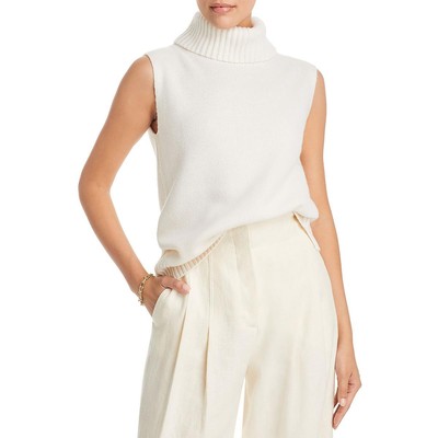 Private Label Womens Ivory Cashmere Vest Pullover Sweater XL BHFO 0160