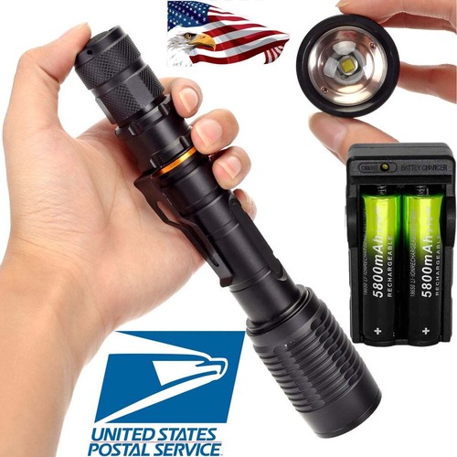 80000LM T6 LED 5Mode 18650 Led Flashlight Super Bright Torch Waterproof MO