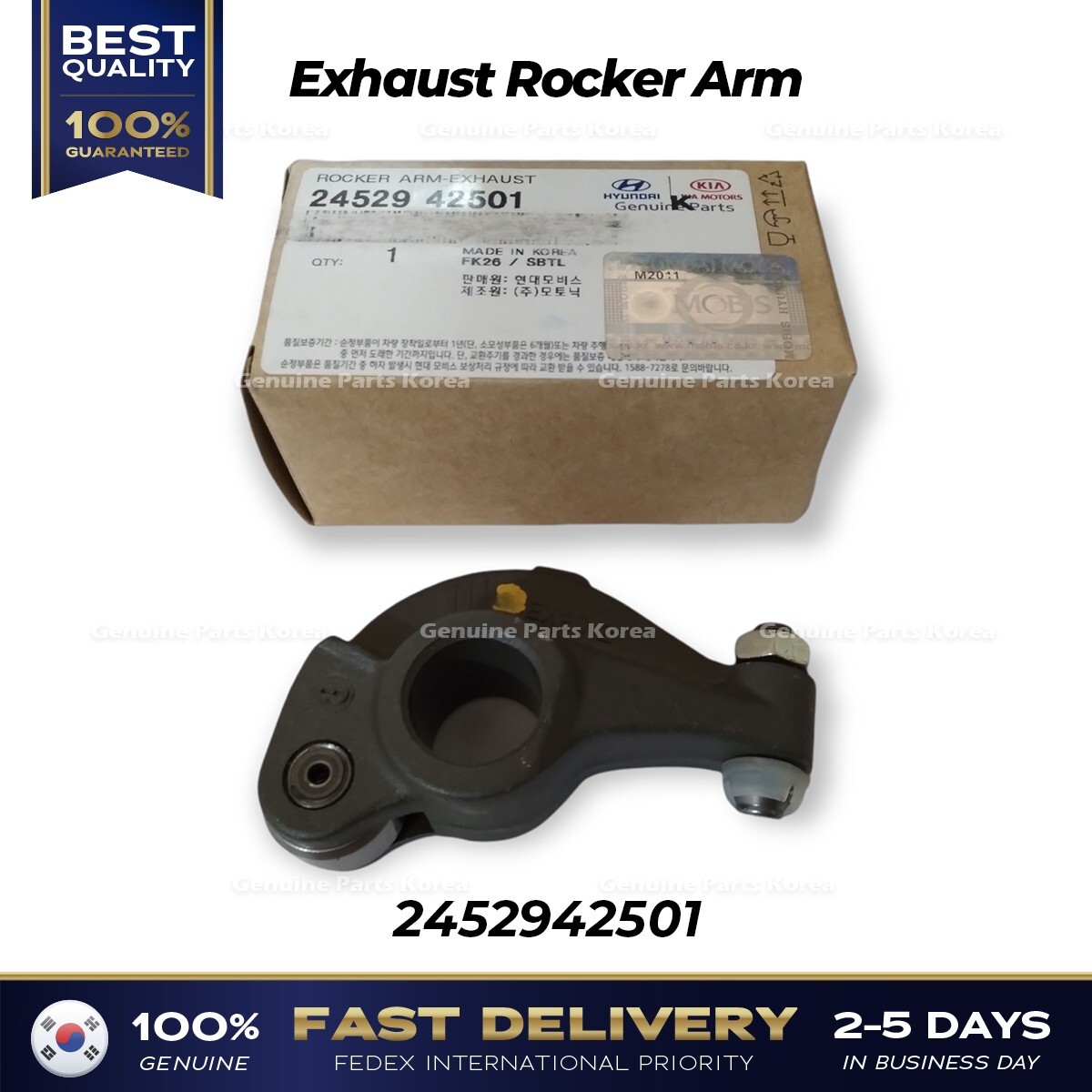 ⭐Genuine⭐ Exhaust Rocker Arm 2452942501 for Hyundai H1 H100