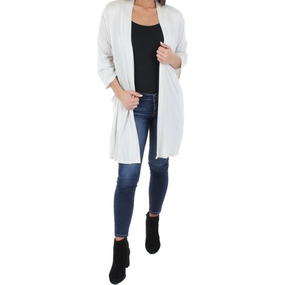 

Eileen Fisher Womens Beige Tencel Cardigan Top Jacket Petites  BHFO 3924, Кость