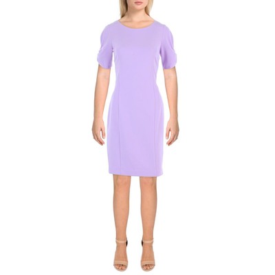

Фиолетовое вечернее платье-футляр длиной до колена с украшением DKNY  BHFO 6103, Lavender rose