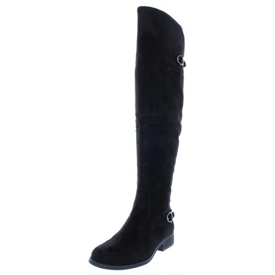 

Черные женские ботфорты American Rag Adarra 8, средние (B,M) BHFO 4508, Black micro