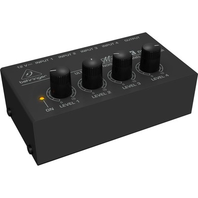 Behringer Micromix MX400 4-канальный линейный микшер со сверхнизким уровнем шума #000-39002-00010