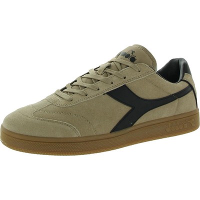 

Diadora Mens Kick Beige Casual and Fashion Sneakers Shoes 5 Medium (D) BHFO 9078, Beige/ginger, Kick