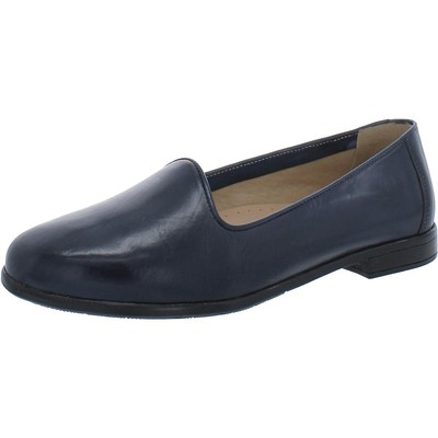 Женские мокасины Trotters Liz Lux из темно-синей кожи, узкие 8,5 (AA,N) BHFO 4476