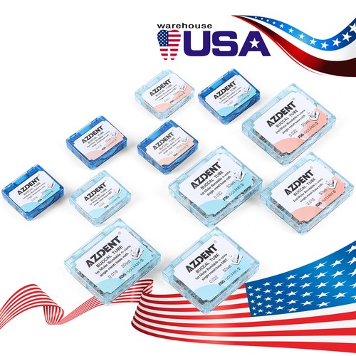 Tubos bucales de ortodoncia dental 1er tubo molar Roth MBT 022 Bondable Monobloc