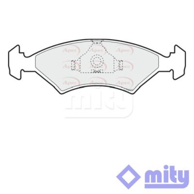 Fits Ford Fiesta Sierra Escort P100 Brake Pads Set Front Rear Mity 87FX2K021GA