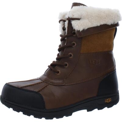 Ugg Girls K Butte II CWR Brown Winter & Snow Boots 5 Medium (B,M) Big Kid 0590