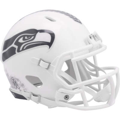 Seattle Seahawks Salute To Service 2024 Riddell Speed Mini Football Helmet 