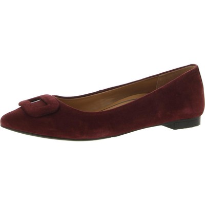 

Vionic Женские красные кожаные балетки Amanda 10 Medium (B,M) BHFO 8685, Wine