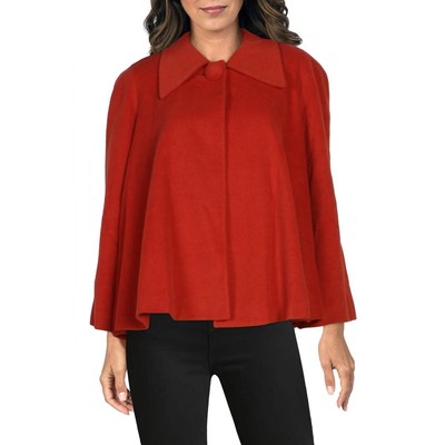 

Женская накидка из смесовой шерсти оранжевого цвета Romee Paris Верхняя одежда  BHFO 1739, Оранжевый