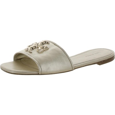Женские босоножки-горки с золотым логотипом Tory Burch, размер 4,5, средний (B,M), BHFO 6450
