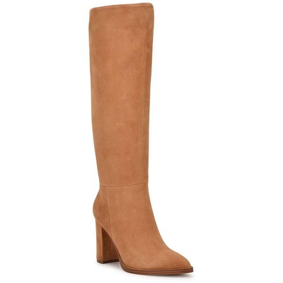 Высокие сапоги до колена Nine West Womens Hiya Tan 7.5 Medium (B, M) BHFO 3347