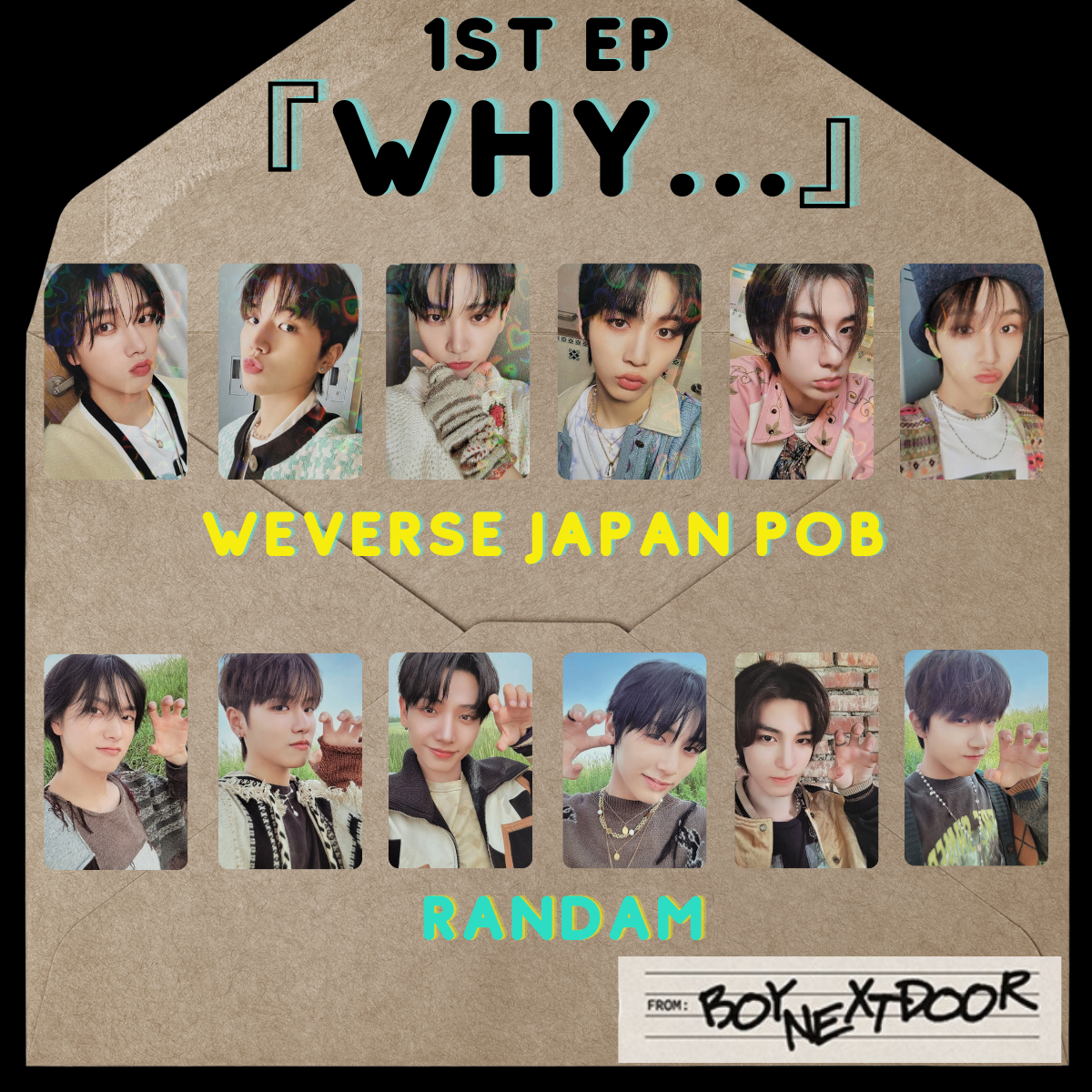 BOYNEXTDOOR AND , Official Merchandise Photo card Weverse
