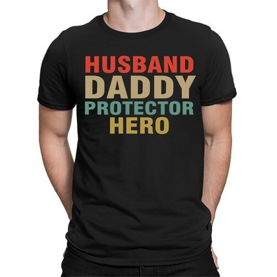 Happy Father Day Birthday Gift For Best Daddy Hero Papa Männer Tee T-Shirt #FD