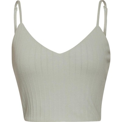 

BB Dakota by Steve Madden Женская укороченная синяя майка в рубчик Shell  BHFO 6743, Blue fog, BL205382