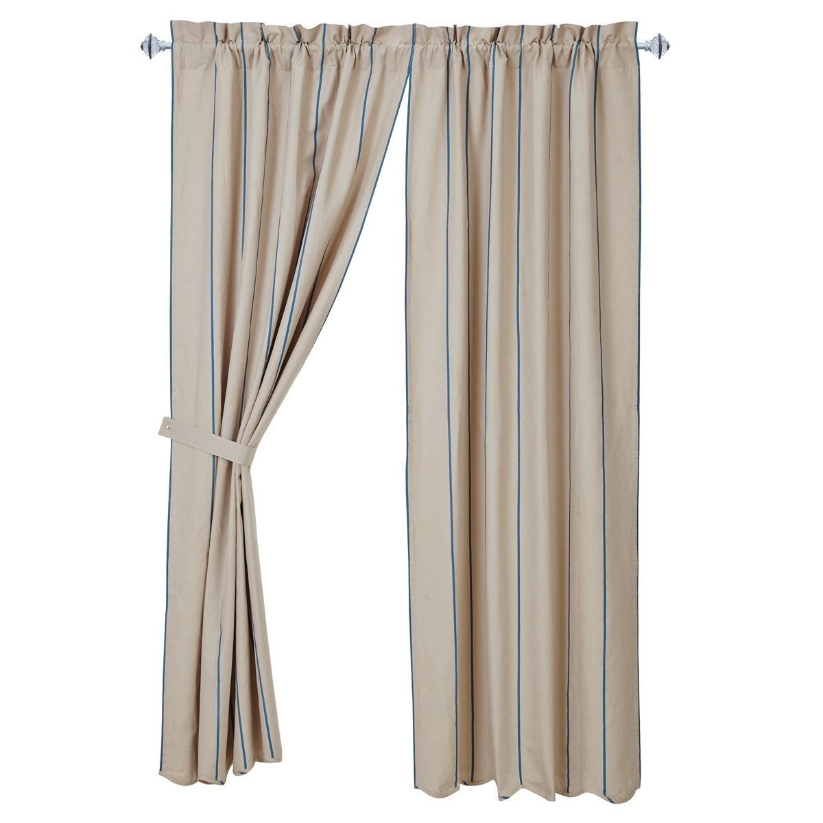 Striped Window Curtains & Drapes