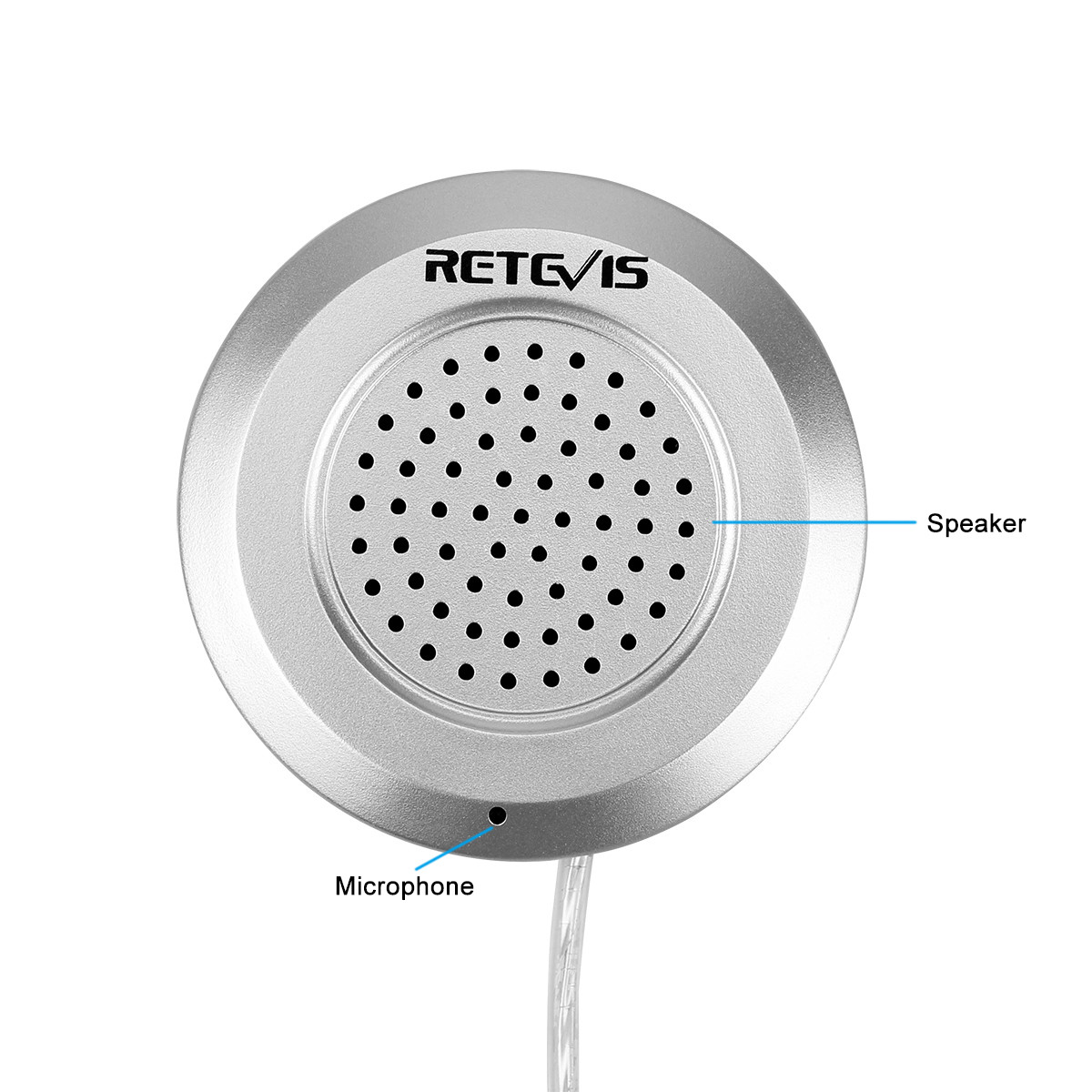 Noise-Free Dual-Way Bank//Office//Store//Station Window,Silver Window Counter Intercom Interphone