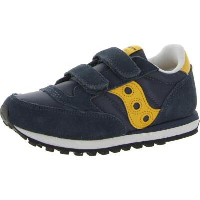 

Синие кроссовки для бега Saucony Boys 12 Medium (D) Little Kid BHFO 9017, Blue/yellow