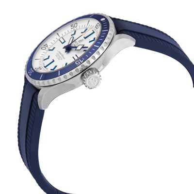 Pre-owned Breitling Superocean Automatic Chronometer Silver Dial Men's Watch A17375e71g1s1