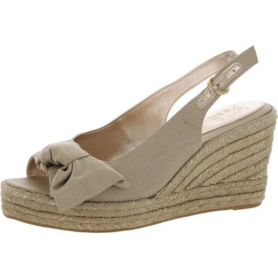 Naturalizer Womens Bettina Tan Wedge Sandals Shoes 5 Medium (B,M) BHFO 9756