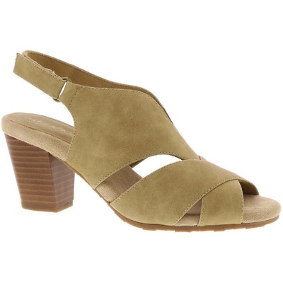 

Easy Street Womens Annette Beige Туфли на блочном каблуке 8 Medium (B,M) BHFO 3107, Sand, Annette
