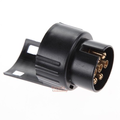 Car Trailer Truck Caravan 13 Pin To 7 Pin Plug Adapter Towbar Socket Converter 