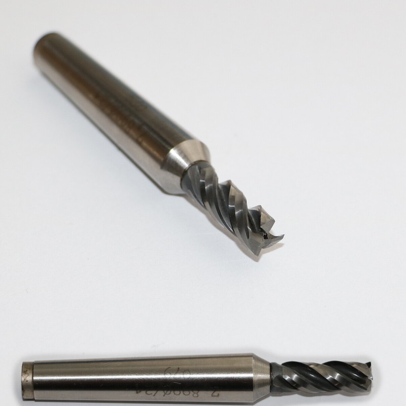 Carbure De TungstÃ¨Ne Fraise Ã 7,899 Mm Vhm Z =3 Mk1 Coupeurs Fente Hm Finition