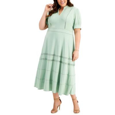 

Женское эластичное длинное дневное макси-платье Taylor Plus BHFO 2112, Sage