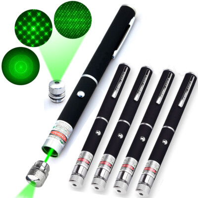 5pc High Quality Green Laser Pointer Pen 1mw Visible 532nm Beam Light Lazer Pet