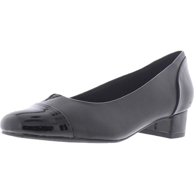 Женские босоножки Trotters Daisy Black с лакированным платьем на узком каблуке 9,5 (AA,N) BHFO 5908