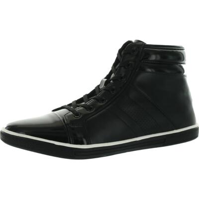 Kenneth Cole Reaction Mens Center Высокие повседневные и модные кроссовки BHFO 0324, Черный