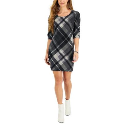 

Женское полуформальное мини-платье-футляр Connected Apparel Petites BHFO 1423, Серый