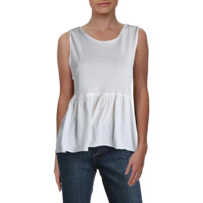 

Футболка We The Free Womens Anytime цвета слоновой кости с баской и хлопком  BHFO 1762, Цвет слоновой кости