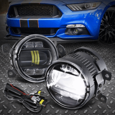 ДЛЯ 05-22 MUSTANG RANGER CR-V PILOT FRONTIER ПОЛНЫЙ СВЕТОДИОДНЫЙ ПРОЕКТОР ПРОТИВОТУМАННЫХ ФАР ПРОЗРАЧНЫЙ