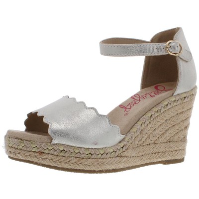 

Женские сандалии Jellypop Eugene Metallic Espadrilles 10 Medium (B,M) BHFO 0998, Gold distress