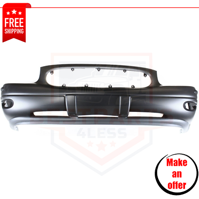 Front Bumper Cover GM1000618 plastic primed for 2000 2005 Buick