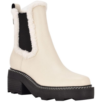 Женские ботинки челси Calvin Klein Anissa цвета слоновой кости, 8 средних размеров (B,M) BHFO 1415