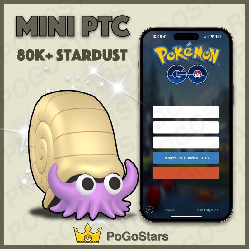 Compte Pokémon GO Shiny - 67 Shinys, 3M Stardust, Niveau Mini - Compte Neuf Japonais