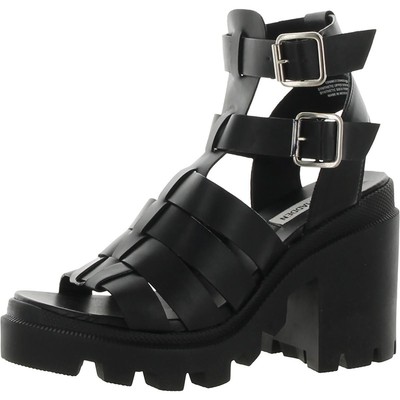 

Женские гладиаторы Steve Madden Cosmic Black 6 Medium (B,M) BHFO 5702, Черный