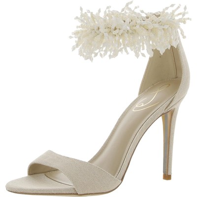 

Sam Edelman Женские вечерние туфли на каблуке Gillie бежевого цвета 8,5 средний (B,M) BHFO 0658, Sand linen, Gillie