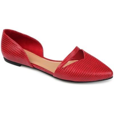 

Женские туфли из искусственной кожи Braely Journee Collection DOrsay на плоской подошве BHFO 1058, Braely